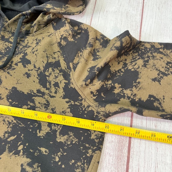 Lululemon Men's City Sweat Pullover Hoodie - Small - black tan hooded sweatshirt - Picture 11 of 15